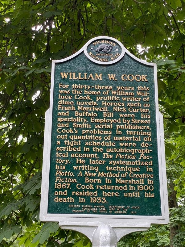 William W. Cook Marker image. Click for full size.