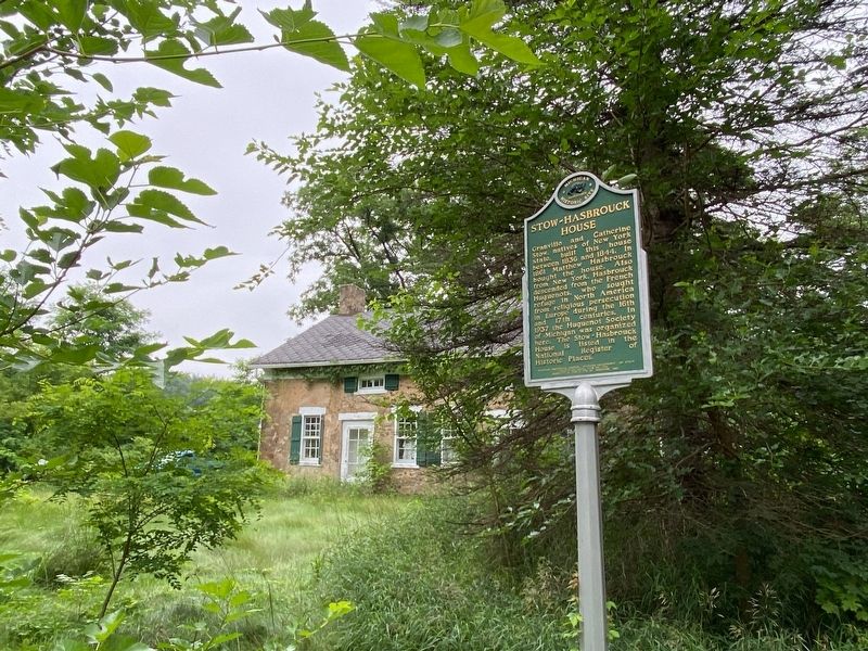 Stow-Hasbrouck House Marker image. Click for full size.