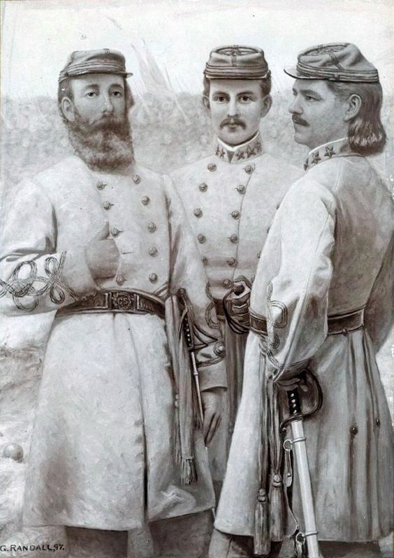 The Three Colonels of the 26th North Carolina Regiment image. Click for full size.