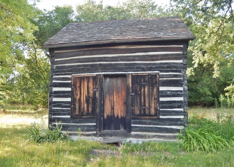 Mayhew Cabin (<i>south elevation</i>) image. Click for full size.