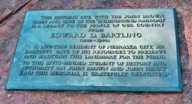 Edward D. Bartling Memorial image. Click for full size.