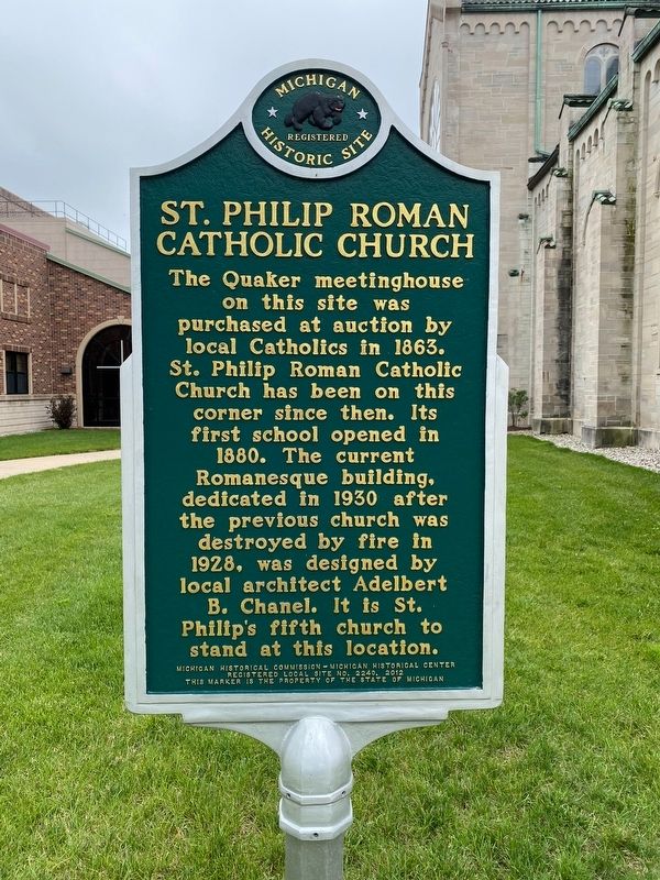 St. Philip Roman Catholic Church Marker image. Click for full size.