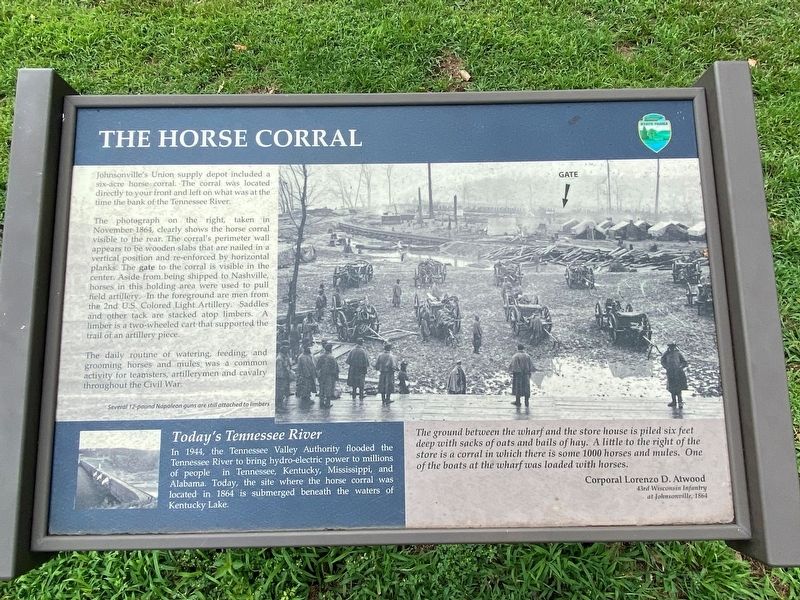 The Horse Corral Marker image. Click for full size.