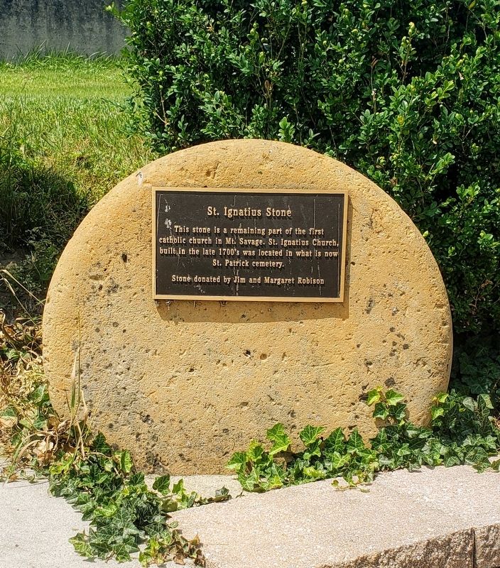 St. Ignatius Stone image. Click for full size.