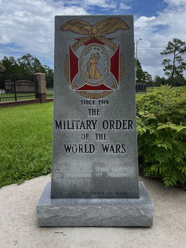 The Military Order of the World Wars Marker image. Click for full size.