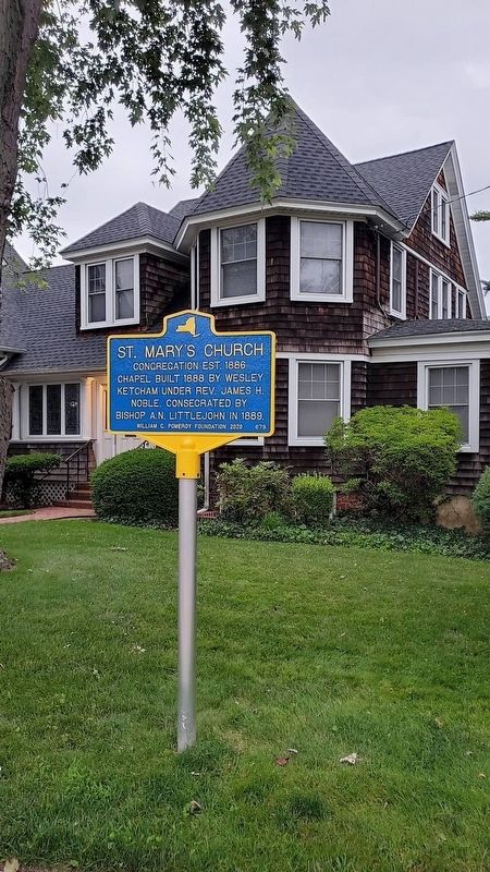 St. Mary's Church Marker. Click for full size. St. Mary's Church Marker image. Click for full size.