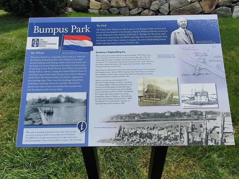 Bumpus Park Marker image. Click for full size.
