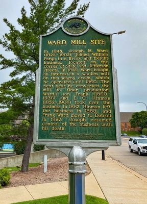 Ward Mill Site Marker image. Click for full size.