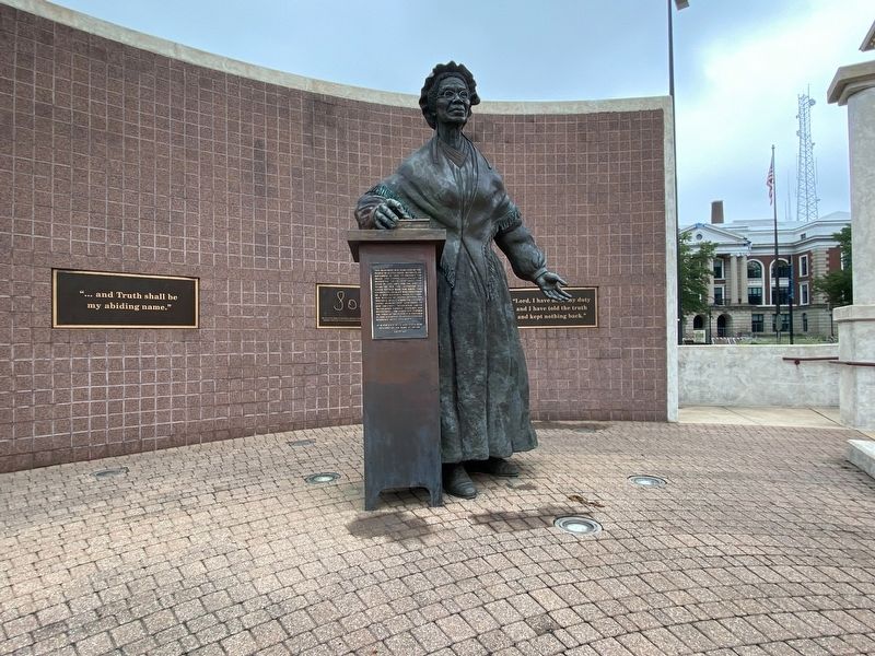 Sojourner Truth Statue Marker image. Click for full size.