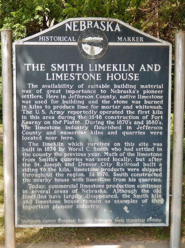 The Smith Limekiln and Limestone House Marker image. Click for full size.