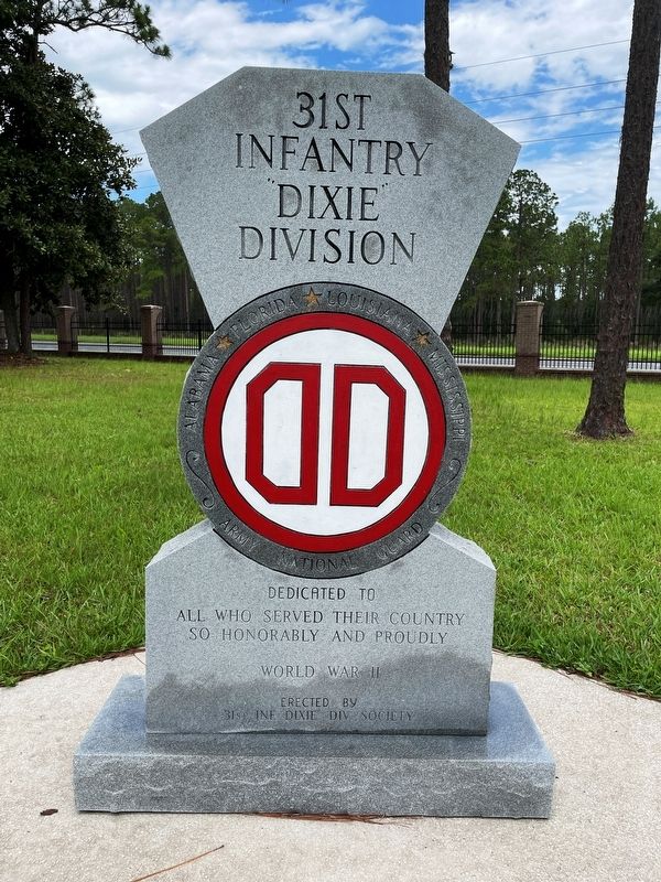 31st Infantry Division Marker image. Click for full size.