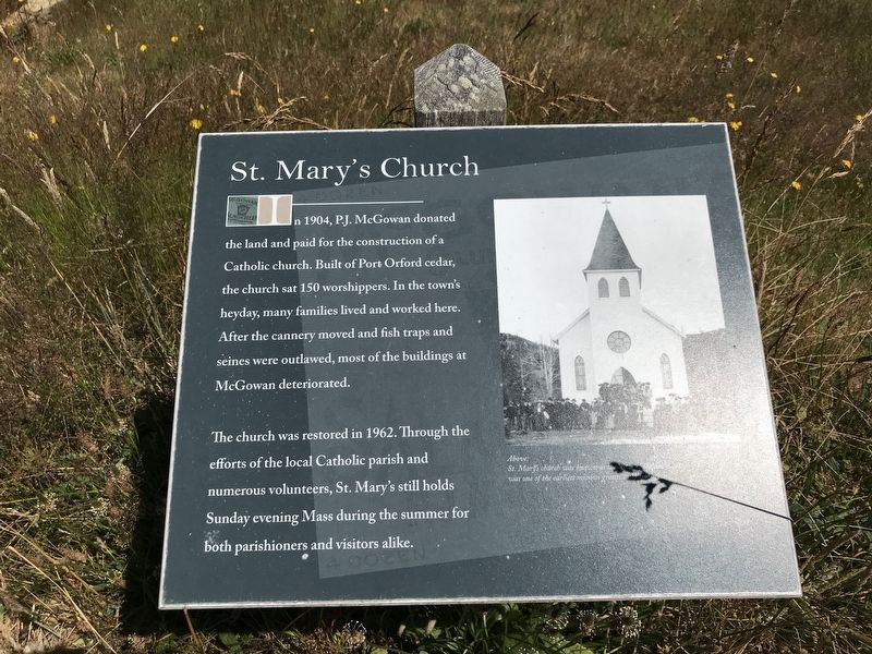 St. Mary's Church Marker image. Click for full size.