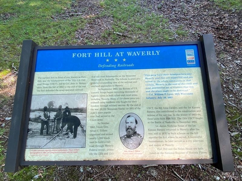 Fort Hill at Waverly Marker image. Click for full size.