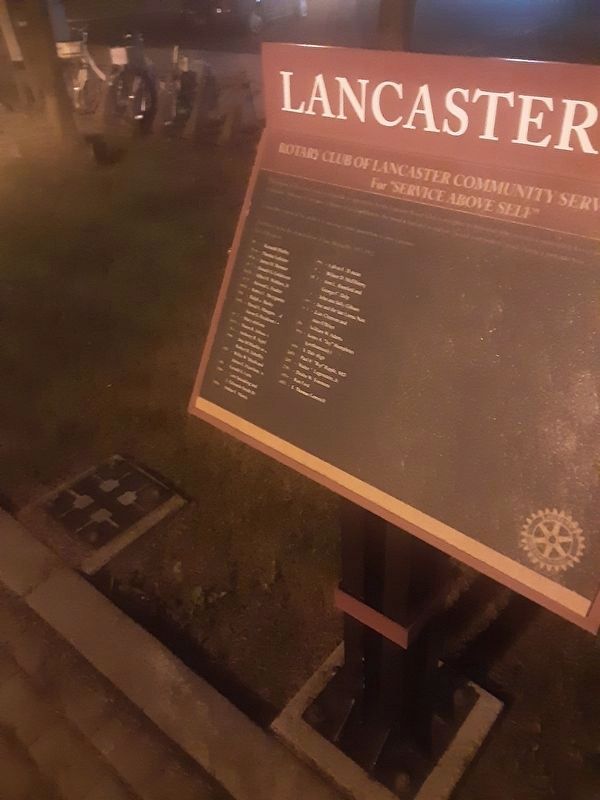 Lancaster Rotary Park: 100 years of Rotary International Marker image. Click for full size.