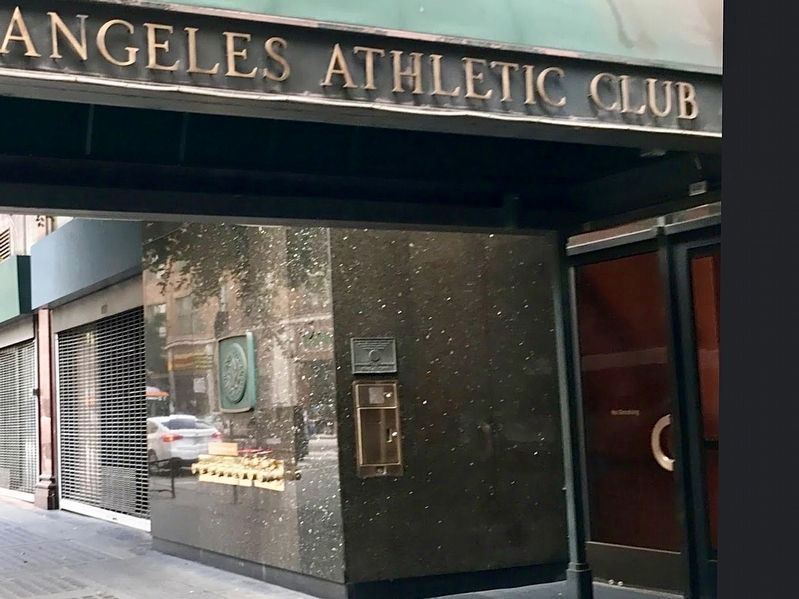 Los Angeles Athletic Club Marker image. Click for full size.