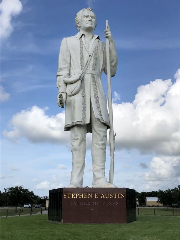 Stephen F. Austin, Father of Texas Marker image. Click for full size.