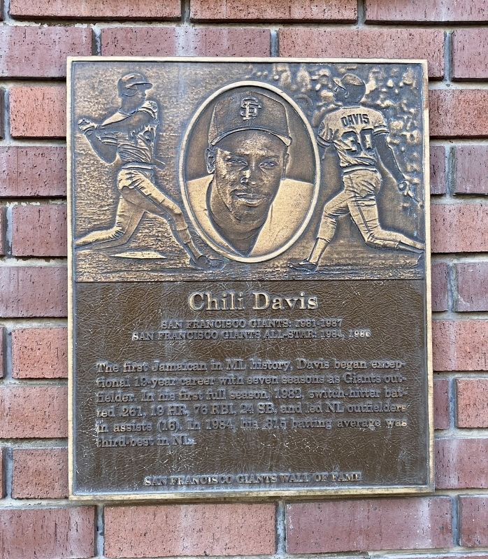Chili Davis Marker. Click for full size. Chili Davis Marker image. Click for full size.