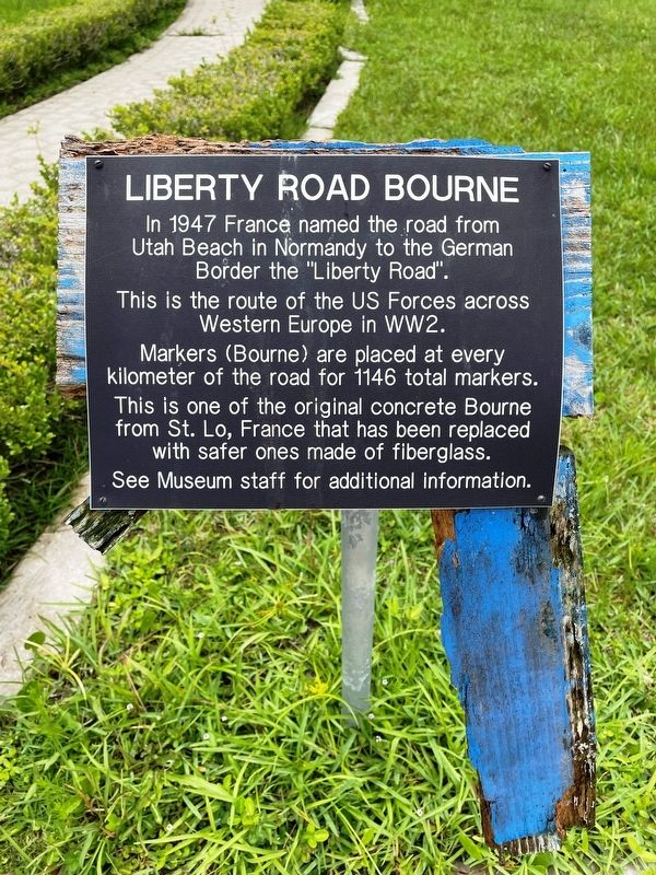 Liberty Bourne Marker image. Click for full size.