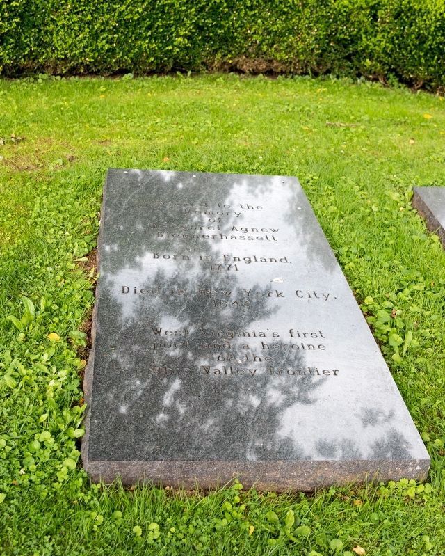 Grave of Margaret Agnew Blennerhassett. Click for full size. Grave of Margaret Agnew Blennerhassett image. Click for full size.
