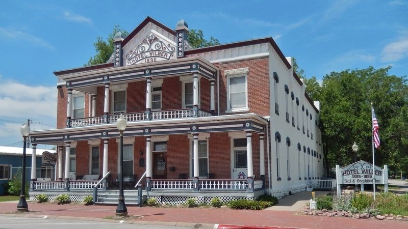 Hotel Wilber (<i>northeast elevation</i>). Click for full size. Hotel Wilber (<i>northeast elevation</i>) image. Click for full size.