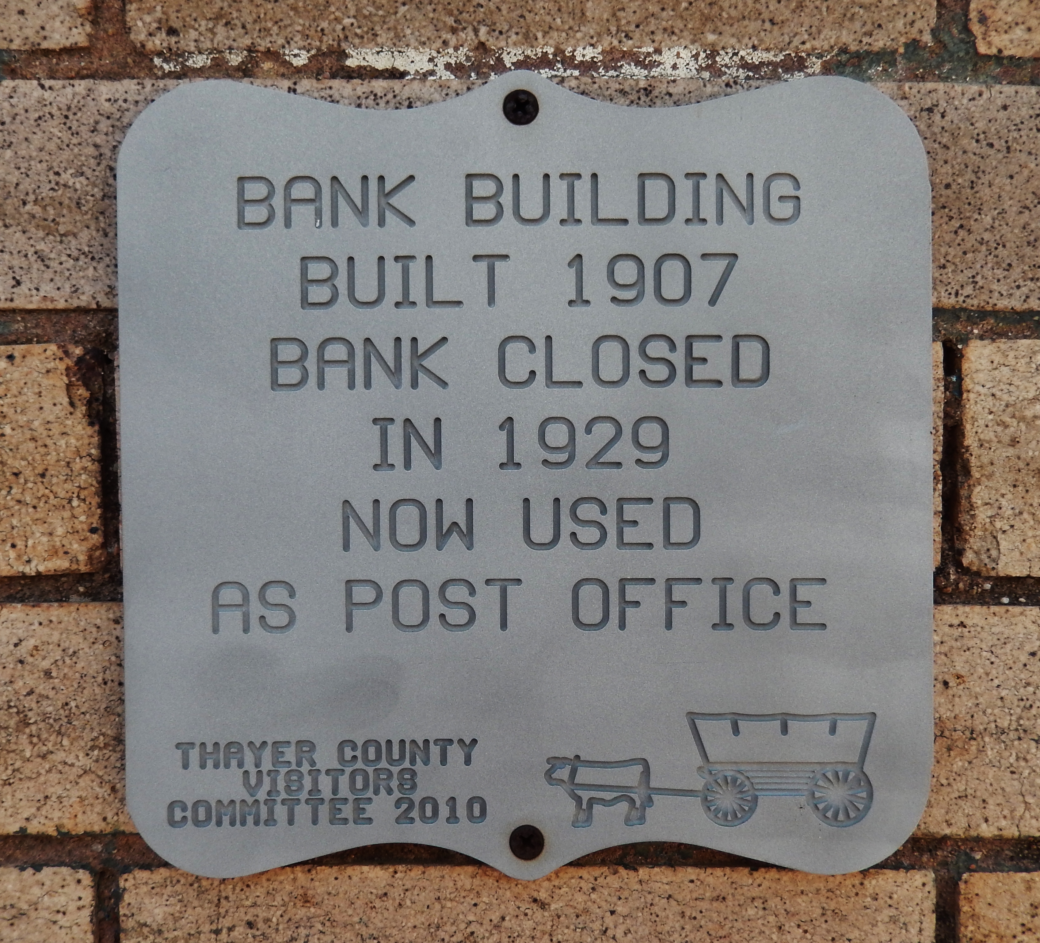 Bank Building Marker