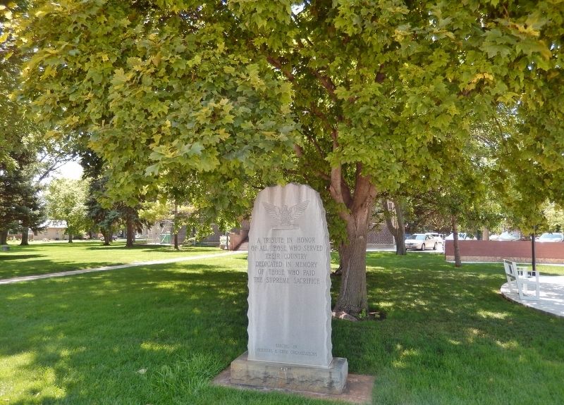 Chase County War Memorial image. Click for full size.