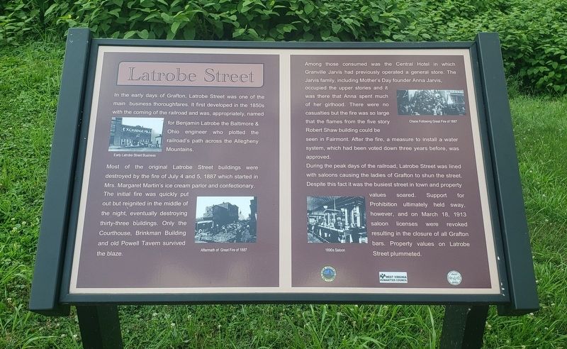 Latrobe Street Marker image. Click for full size.