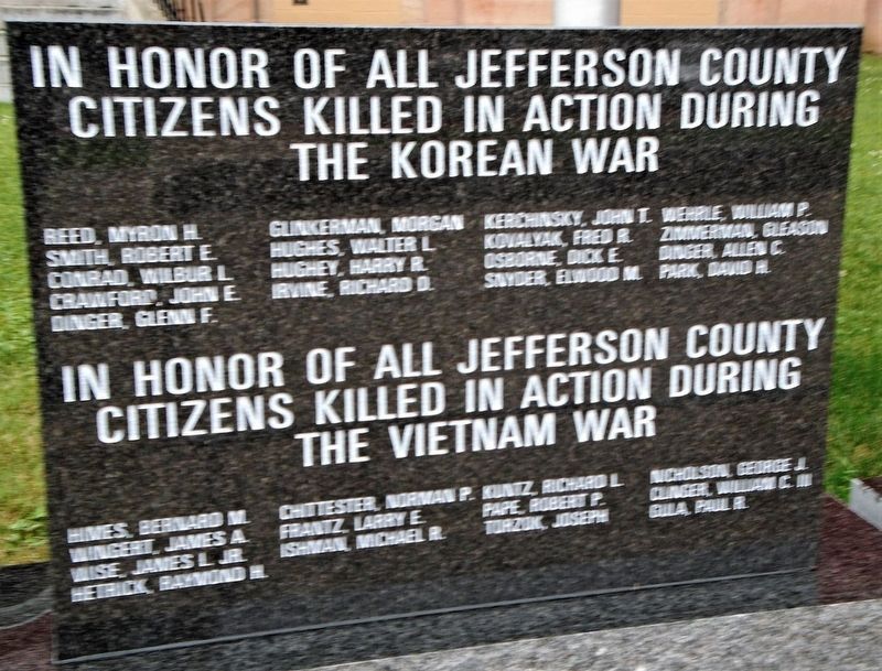 Korean and Vietnam Wars Memorial image. Click for full size.