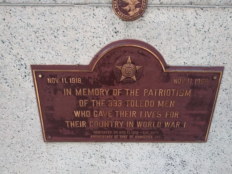Lucas County World War I Memorial image. Click for full size.