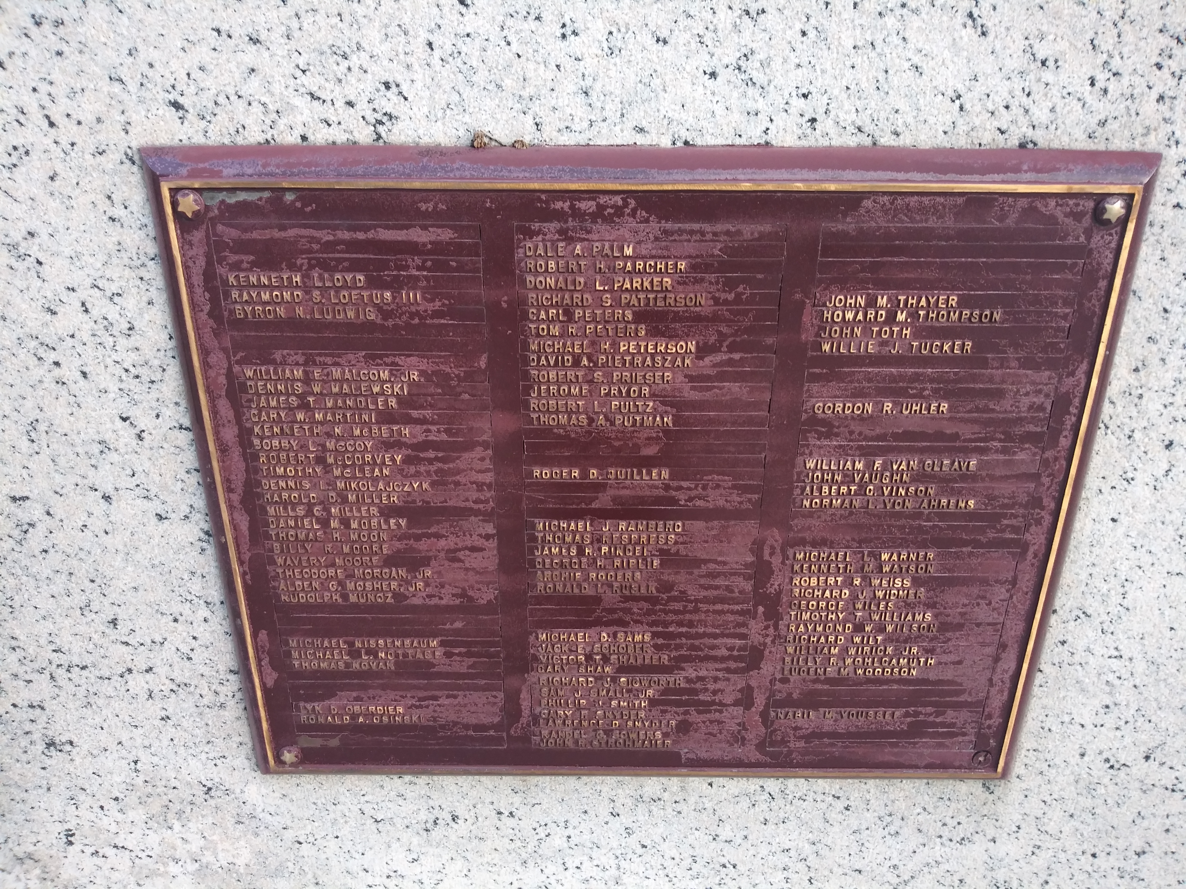 Lucas County Vieatnam War Memorial