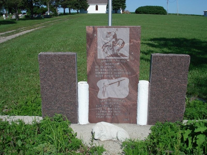 Dakota Soldiers Memorial. Click for full size. Dakota Soldiers Memorial image. Click for full size.