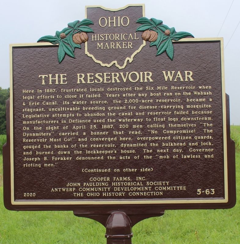 The Reservoir War Marker image. Click for full size.