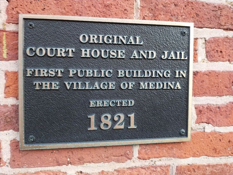 Original Court House and Jail Marker image. Click for full size.