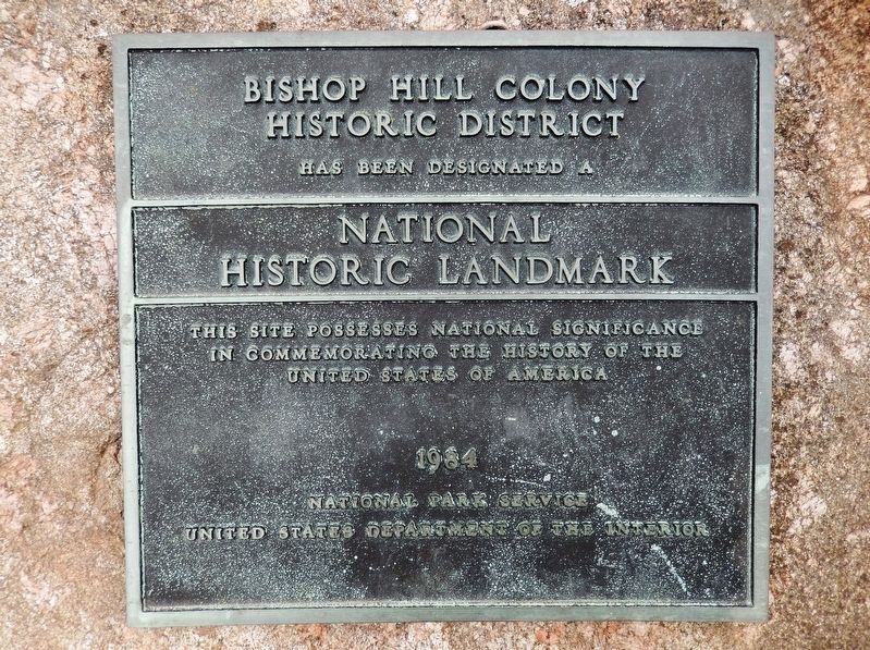 Bishop Hill Colony Historic District Marker. Click for more information. Bishop Hill Colony Historic District Marker image. Click for more information.