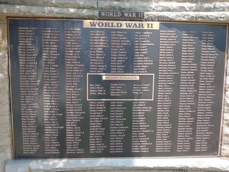 Oakdale Honor Roll Marker image. Click for full size.