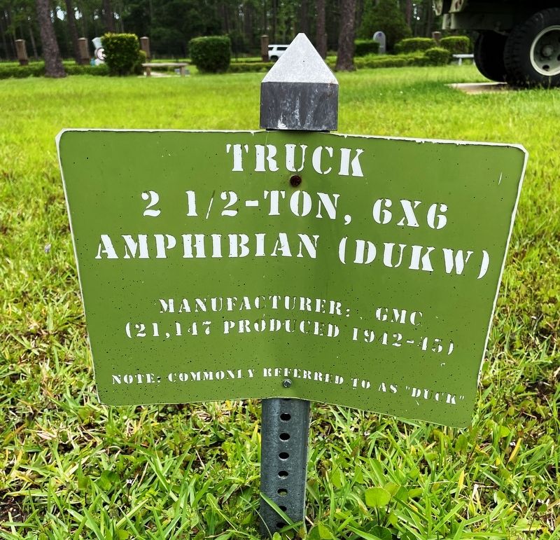 The Duck: Amphibian (Dukw) Marker. Click for full size. The Duck: Amphibian (Dukw) Marker image. Click for full size.