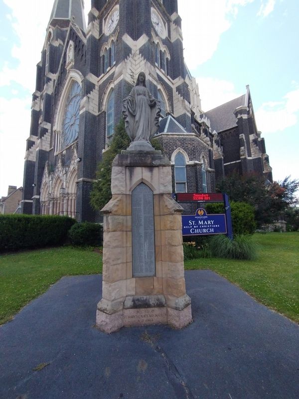 Saint Mary's World War II Honor Roll Marker image. Click for full size.