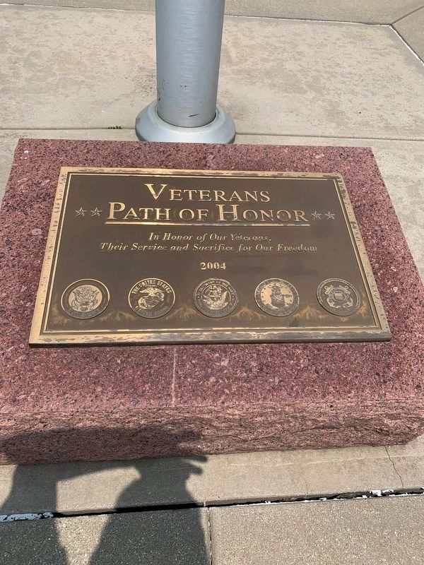 Veterans Path of Honor Marker image. Click for full size.