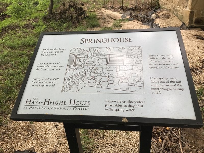 Springhouse Marker image. Click for full size.