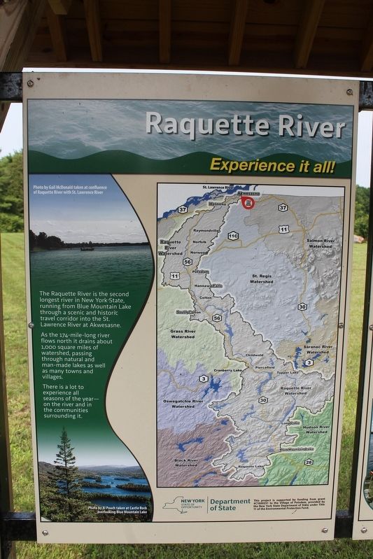 Raquette River Marker image. Click for full size.