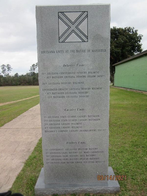 Louisiana Monument (back) image. Click for full size.
