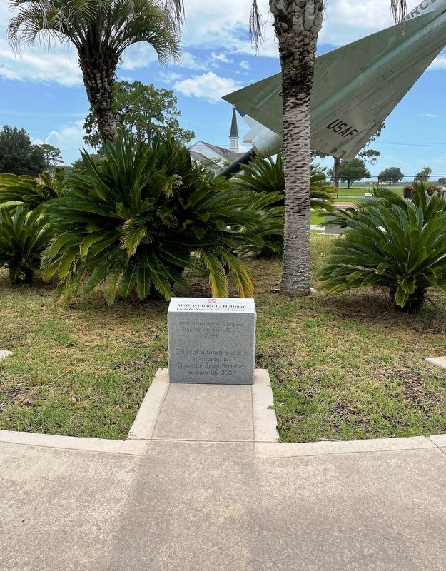 MSG William E. Hoffman Marker. Click for full size. MSG William E. Hoffman Marker image. Click for full size.