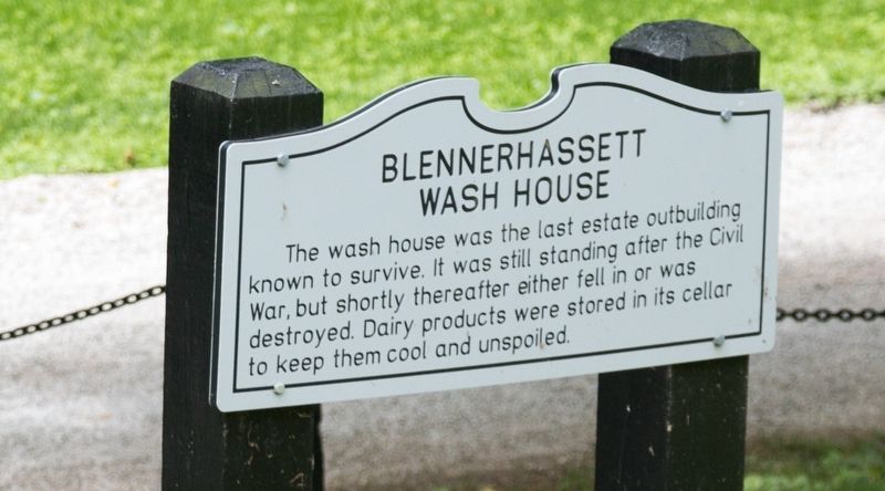 Blennerhassett Wash House Marker image. Click for full size.