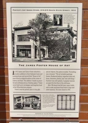 The James Foster House of Art Marker image. Click for full size.