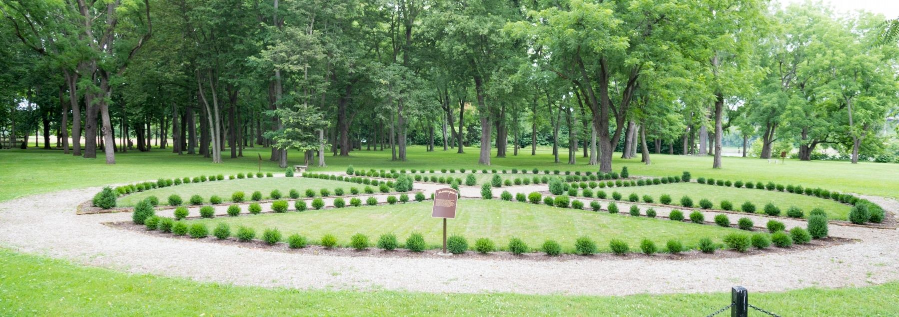 Flower Bed and Marker. Click for full size. Flower Bed and Marker image. Click for full size.