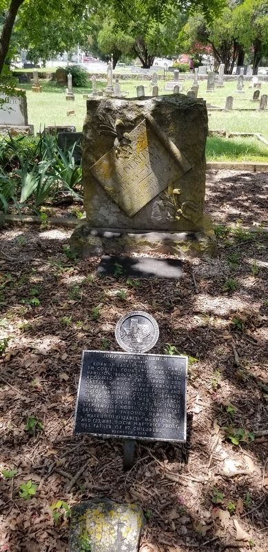 The John J. ("Jack") Durham gravestone and Marker image. Click for full size.