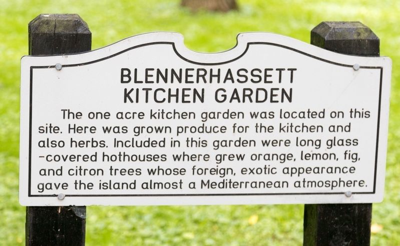 Blennerhassett Kitchen Garden Marker image. Click for full size.