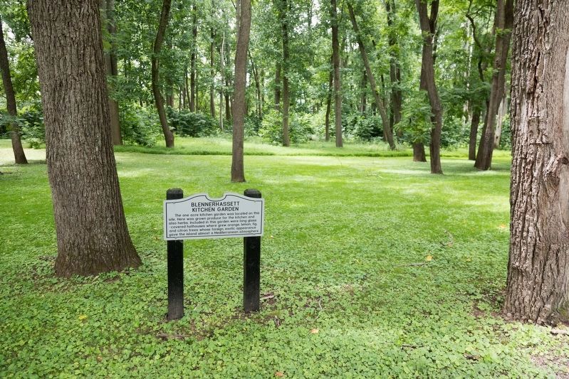 Blennerhassett Kitchen Garden�s Location and Marker image. Click for full size.