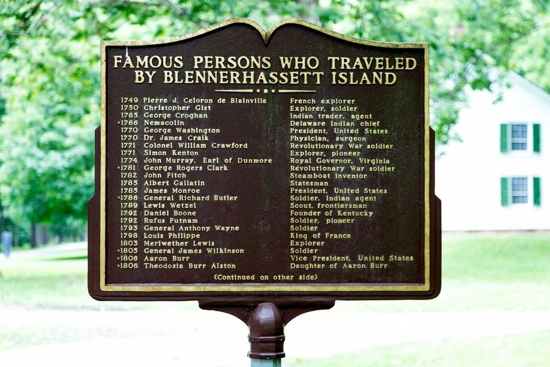 Famous Persons Marker, Side One image. Click for full size.