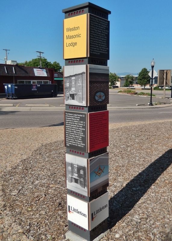 Weston Masonic Lodge Marker. Click for full size. Weston Masonic Lodge Marker image. Click for full size.